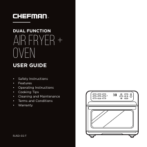 Manual Chefman RJ50-SS-T-BLACK Oven