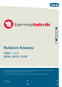Kullanım kılavuzu Termo Teknik LOGIC Combi 31/35 Doğal gaz kazanı