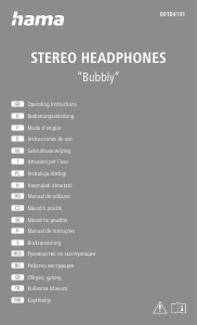 Manual de uso Hama 00184191 Bubbly Auriculares