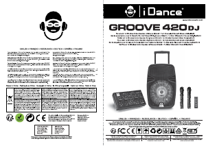 Manual de uso iDance GROOVE 420DJ Altavoz