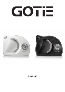 Bruksanvisning GOTIE GSM-160C Skärmaskin