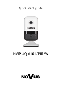 Instrukcja Novus NVIP-4Q-6101/PIR/W Kamera IP