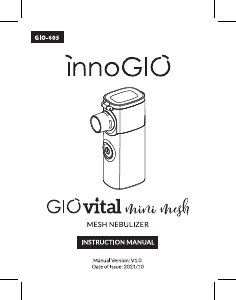 Handleiding InnoGIO GIO-605 GIOvital Mini Mesh Inhalator