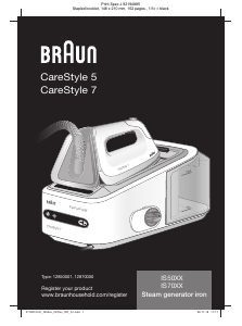 Manual de uso Braun SI 7055 W CareStyle 7 Plancha