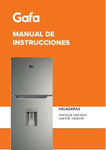 Manual de uso Gafa HGF252P Frigorífico combinado