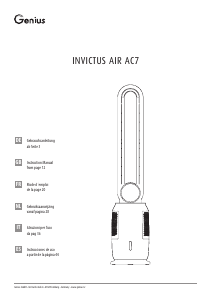 Bedienungsanleitung Genius Invictus Air AC7 Ventilator