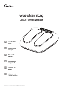 Manual Genius EV004M Massage Device