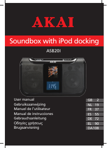 Bedienungsanleitung Akai ASB20I Stereoanlage