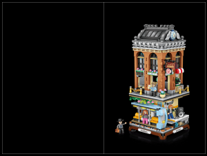 Manual LOZ set 1031 Creative European style subway station