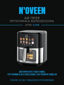Manual N'oveen AF780 X-LINE Deep Fryer