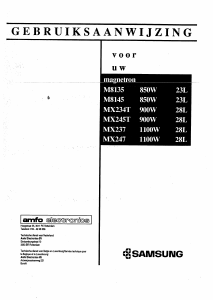 Handleiding Samsung M8145 