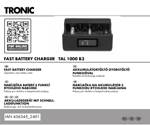 Bedienungsanleitung Tronic IAN 456345 Akkuladegerät
