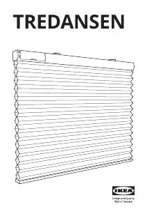 Priručnik IKEA TREDANSEN Rolo sjenilo