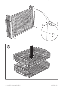 Manual de uso IKEA DRONJONS (104.287.18) Organizador de escritorio