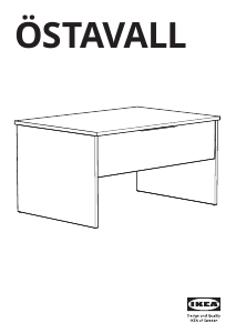 Manual IKEA OSTAVALL Măsuţă de cafea