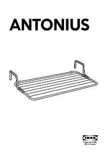 Manual de uso IKEA ANTONIUS Tendedero