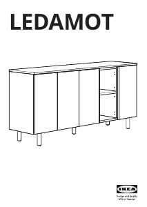 Bedienungsanleitung IKEA LEDAMOT Schrank