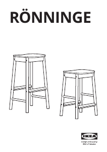 Mode d’emploi IKEA RONNINGE Tabouret de bar