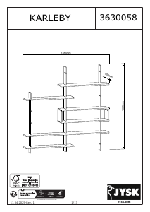 Kullanım kılavuzu JYSK Shelf Raf