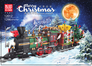 Bedienungsanleitung Mould King set 12012 Christmas Weihnachtszug mit Licht & Musik