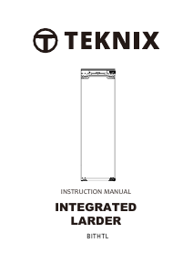 Bruksanvisning Teknix BITHTL Kylskåp