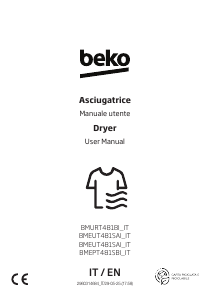Bruksanvisning BEKO BMEPT481SBI_IT Torktumlare
