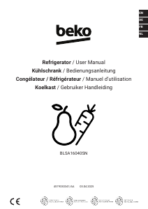 Bedienungsanleitung BEKO BLSA16040SN Kühlschrank