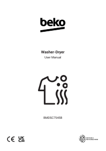Manual BEKO BMDSC7545B Washer-Dryer