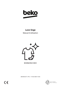 Mode d’emploi BEKO B3WM49610W2 Lave-linge