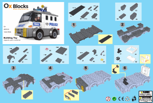 Bedienungsanleitung Ox Blocks set 0312 Rescue Squads Polizeistreife