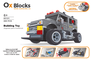 Mode d’emploi Ox Blocks set 0101 Racers Hummer