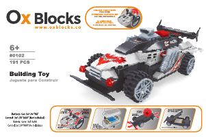 Mode d’emploi Ox Blocks set 0102 Racers RC racer