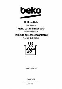 Mode d’emploi BEKO HILG 64225 SB Table de cuisson