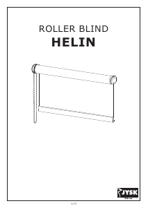 Manuál JYSK Helin Okenní roleta