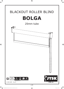 Manuál JYSK Bolga Okenní roleta