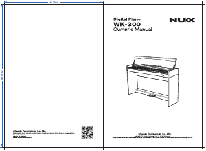 Manual NUX WK-300 Digital Piano