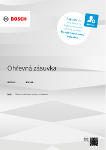 Manuál Bosch BIC7101B1 Ohřevná zásuvka