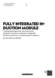 Mode d’emploi Gaggenau CU428100 Table de cuisson