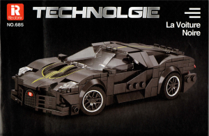 Manual Reobrix set 685 Technologie La voiture noire