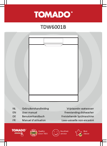 Mode d’emploi Tomado TDW6001B Lave-vaisselle