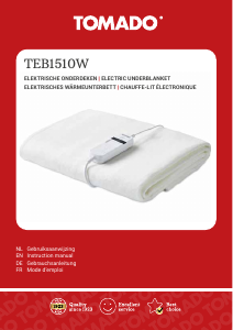 Bruksanvisning Tomado TEB1510W Elektrisk filt