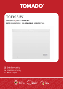 Mode d’emploi Tomado TCF1981W Congélateur