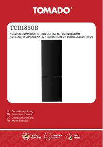 Mode d’emploi Tomado TCR1850B Réfrigérateur combiné