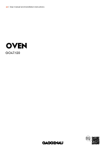 Bruksanvisning Gaggenau GO471120 Ugn
