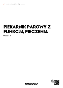 Instrukcja Gaggenau GS250100 Piekarnik