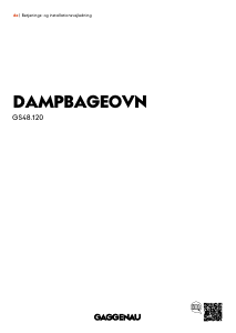 Brugsanvisning Gaggenau GS480120 Ovn