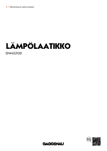 Käyttöohje Gaggenau GW452120 Lämpölaatikko