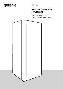 Kasutusjuhend Gorenje FN619EEW5 Sügavkülmik