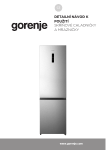 Manuál Gorenje NRK620DAXL4 Lednice s mrazákem