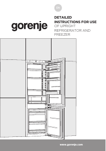 Bruksanvisning Gorenje NRKI2181E1 Kyl-frys